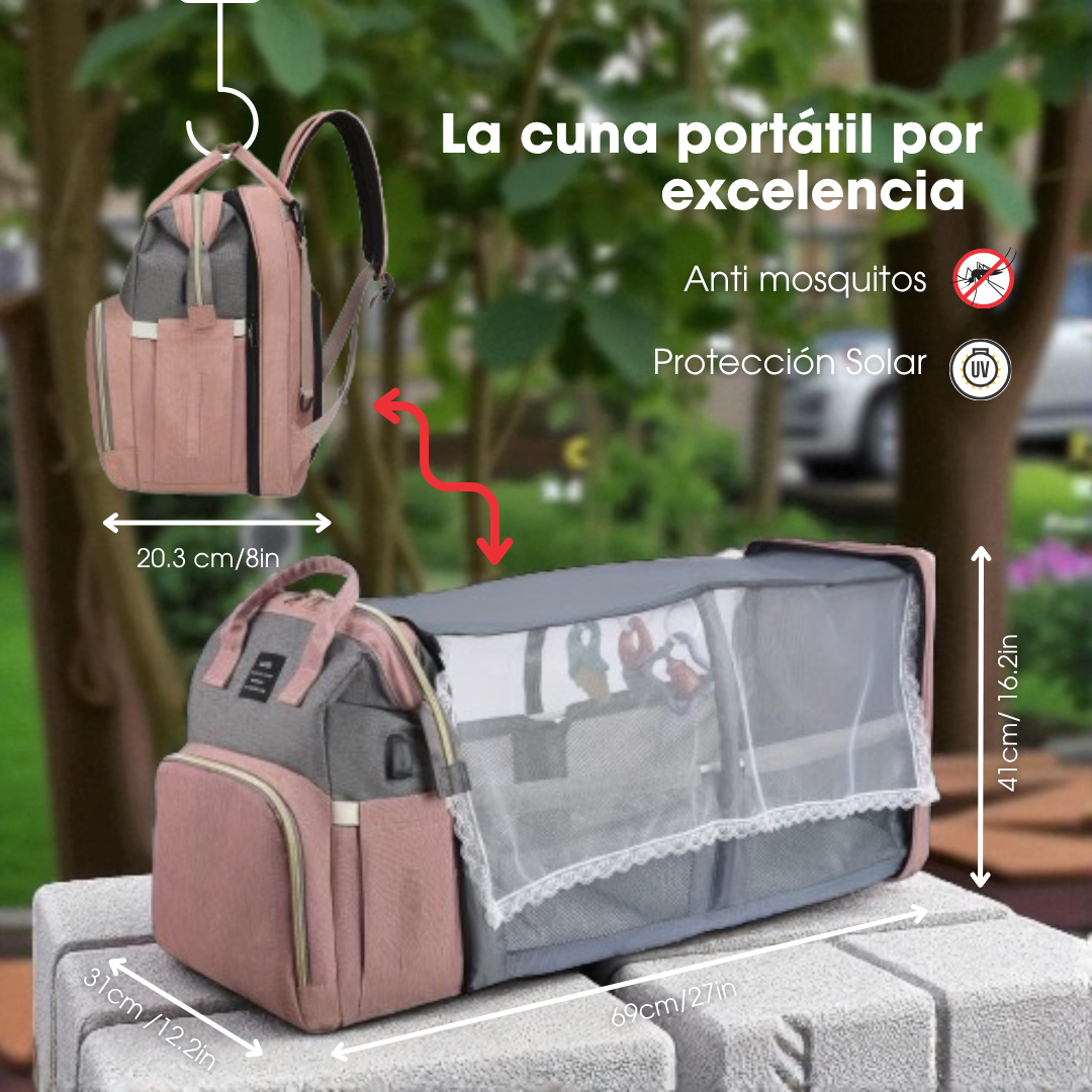 Mochila con Cuna Portable para Bebé