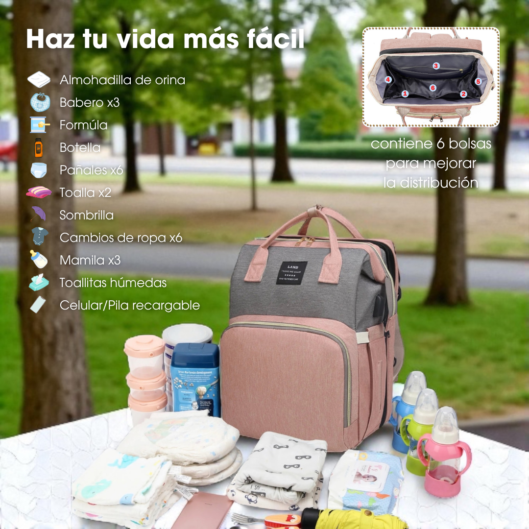 Mochila con Cuna Portable para Bebé