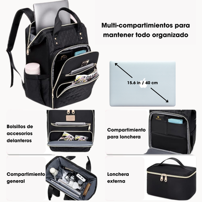Mochila 3 en 1 con Lonchera Incluida