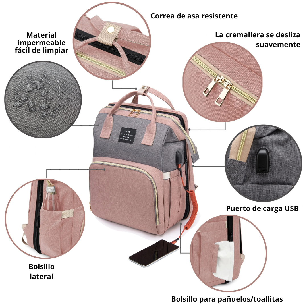 Mochila con Cuna Portable para Bebé